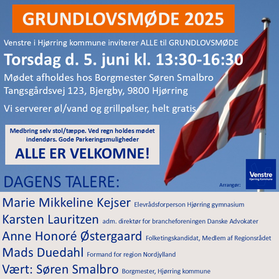 Grundlovsmøde 2025 i Hjørring Kommune
